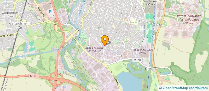 localisation de l'entreprise MONSIEUR PIERRE CHARBY  ILLKIRCH-GRAFFENSTADEN