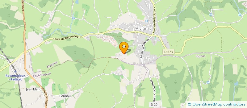 localisation de l'entreprise MONSIEUR PIERRE CHARDON  ALVIGNAC