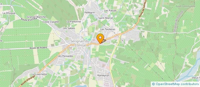 localisation de l'entreprise MONSIEUR PIERRE CHARDONNET  SERIGNAN-DU-COMTAT