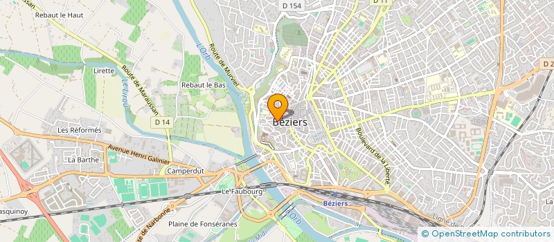 localisation de l'entreprise MONSIEUR PIERRE CHARIAL à BEZIERS