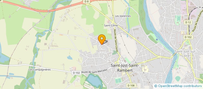 localisation de l'entreprise MONSIEUR PIERRE CHARITAT  SAINT-JUST-SAINT-RAMBERT