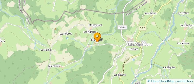 localisation de l'entreprise MONSIEUR PIERRE CHARLAS à DEUX-GROSNES