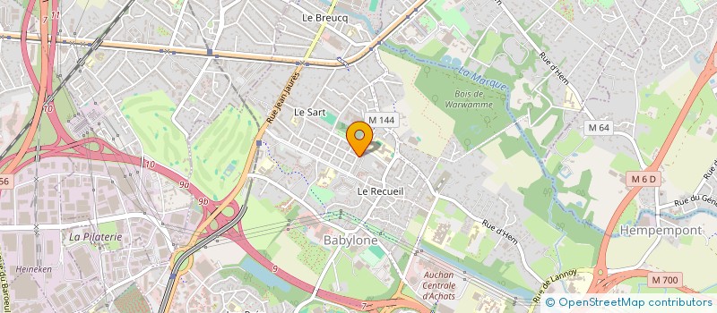 localisation de l'entreprise MONSIEUR PIERRE CHARLES BOURDEAUD'HUY à VILLENEUVE-D'ASCQ