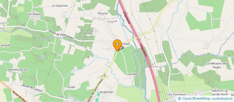 localisation de l'entreprise MONSIEUR PIERRE CHARLES HUSER  PUGNAC