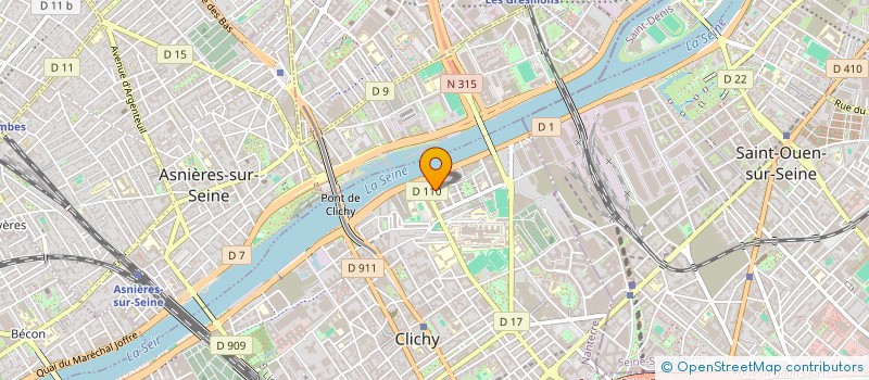 localisation de l'entreprise MONSIEUR PIERRE-CHARLES KOUMONDJI  CLICHY