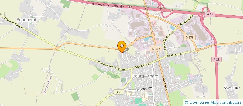 localisation de l'entreprise MONSIEUR PIERRE-CHARLES TRAVERS  BOURG-ACHARD