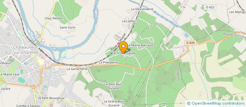 localisation de l'entreprise MONSIEUR PIERRE CHARLET à CHATEAUNEUF-SUR-CHARENTE