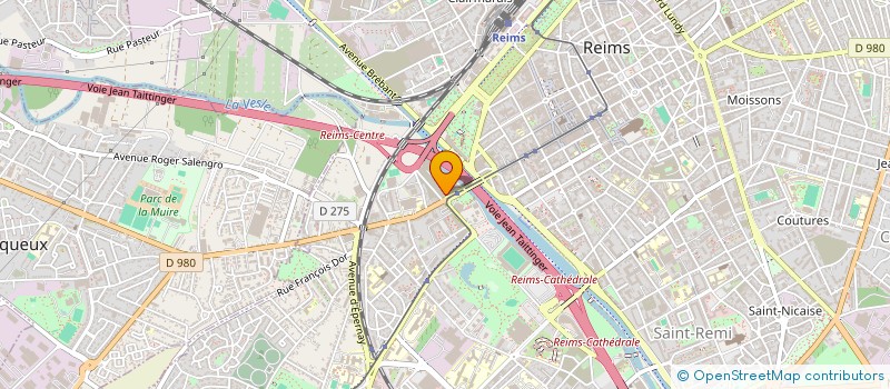 localisation de l'entreprise MONSIEUR PIERRE CHARLOT  REIMS