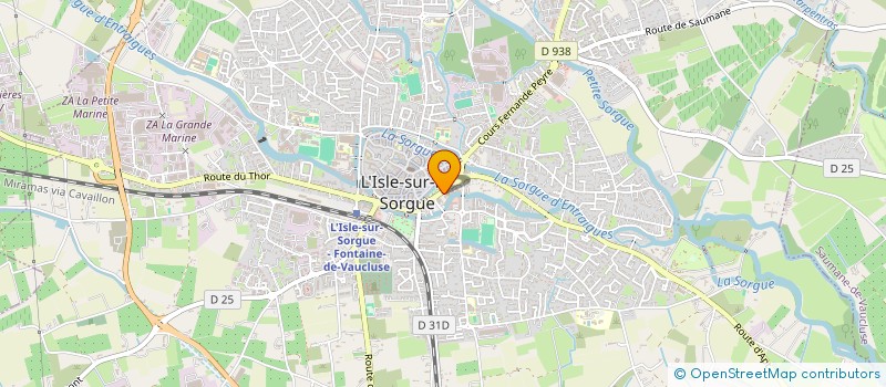 localisation de l'entreprise MONSIEUR PIERRE CHAROY à L ISLE SUR LA SORGUE