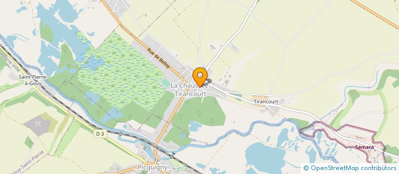 localisation de l'entreprise MONSIEUR PIERRE CHARRIER  LA CHAUSSEE-TIRANCOURT