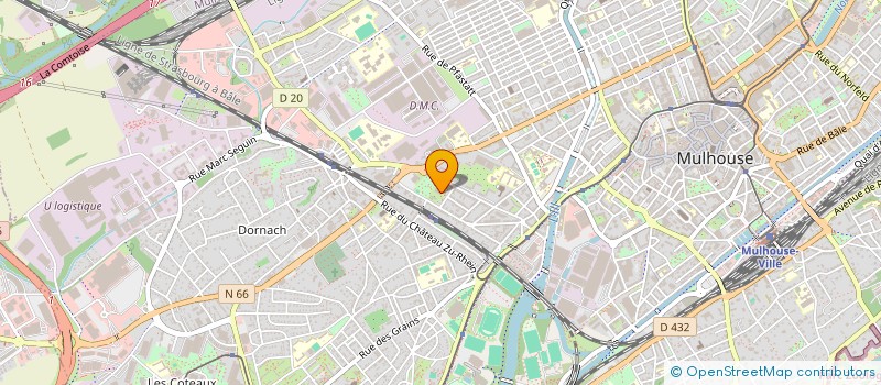 localisation de l'entreprise MONSIEUR PIERRE CHARRIER  MULHOUSE