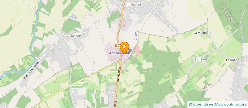 localisation de l'entreprise MONSIEUR PIERRE CHARRON  LE CONTROIS-EN-SOLOGNE