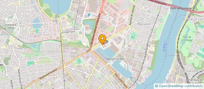 localisation de l'entreprise MONSIEUR PIERRE CHARRUAULT  BORDEAUX