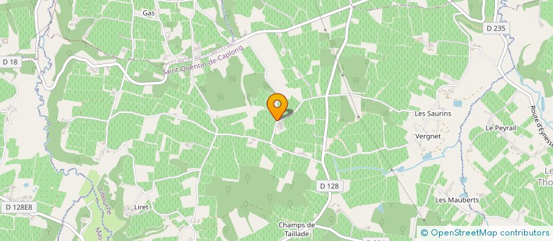 localisation de l'entreprise MONSIEUR PIERRE CHARRUT  SAINT-QUENTIN-DE-CAPLONG