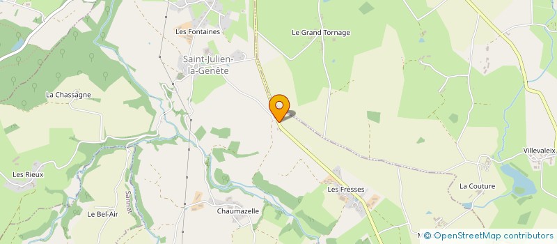 localisation de l'entreprise MONSIEUR PIERRE CHARTRON  EVAUX LES BAINS