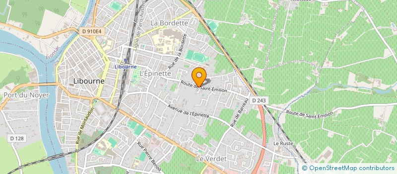 localisation de l'entreprise MONSIEUR PIERRE CHASSAGNOUX à LIBOURNE
