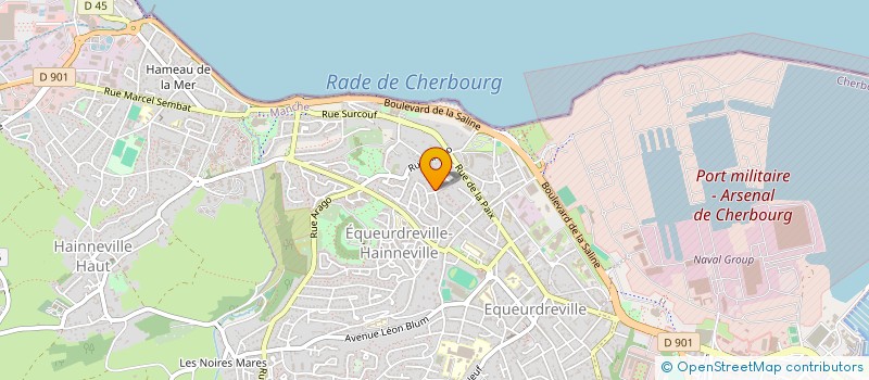 localisation de l'entreprise MONSIEUR PIERRE CHASSAIGNE à CHERBOURG-EN-COTENTIN