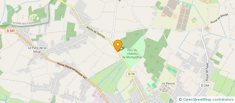 localisation de l'entreprise MONSIEUR PIERRE CHASSE  MAZE-MILON