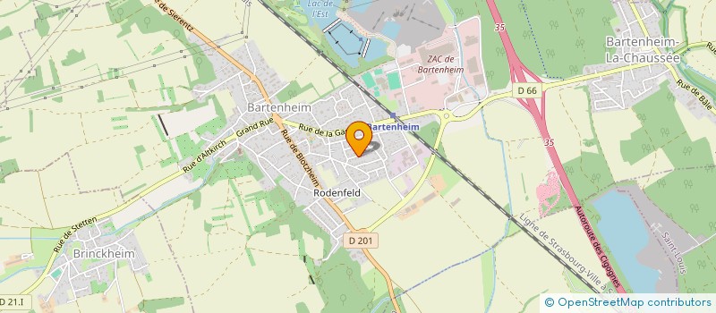 localisation de l'entreprise MONSIEUR PIERRE CHASSIER  BARTENHEIM