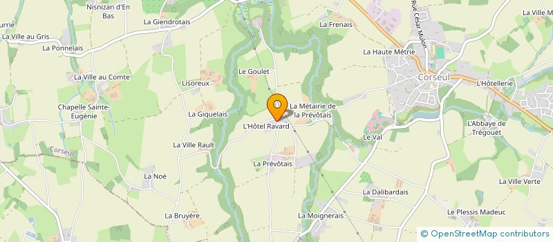 localisation de l'entreprise MONSIEUR PIERRE CHATELET à CORSEUL