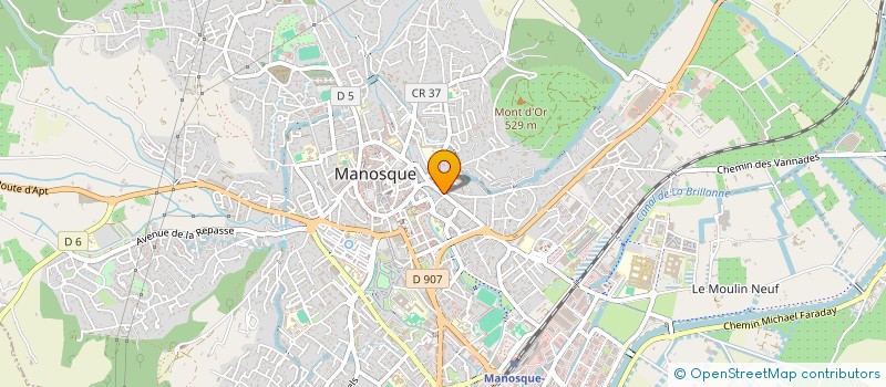 localisation de l'entreprise MONSIEUR PIERRE CHAUDON à MANOSQUE