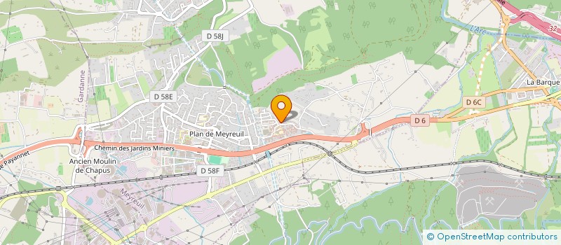 localisation de l'entreprise MONSIEUR PIERRE CHAUVET  MEYREUIL