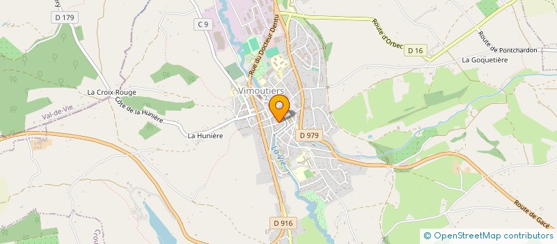 localisation de l'entreprise MONSIEUR PIERRE CHAUVIERE à VIMOUTIERS