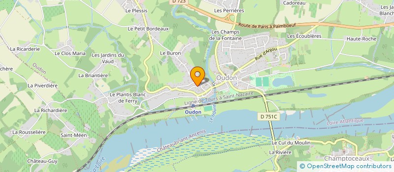 localisation de l'entreprise MONSIEUR PIERRE CHAUVIN  OUDON