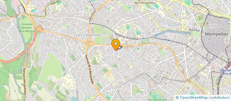 localisation de l'entreprise MONSIEUR PIERRE CHAUVINC à MONTPELLIER