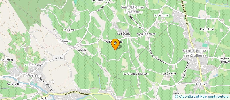 localisation de l'entreprise MONSIEUR PIERRE CHAVANIS à SAINT-ETIENNE-LA-VARENNE