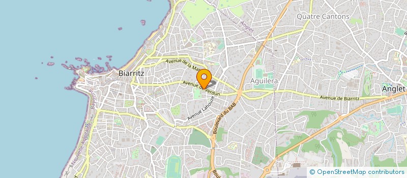 localisation de l'entreprise MONSIEUR PIERRE CHAVANY à BIARRITZ