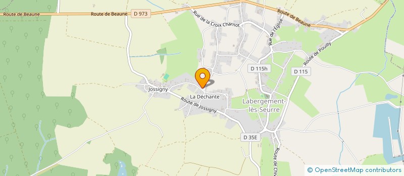 localisation de l'entreprise MONSIEUR PIERRE CHAVENTON  LABERGEMENT-LES-SEURRE