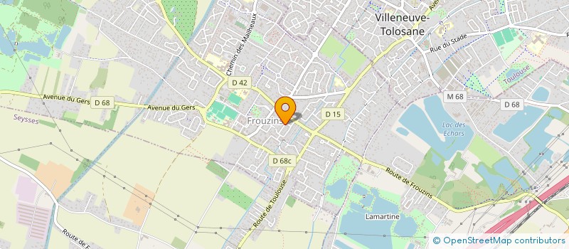 localisation de l'entreprise MONSIEUR PIERRE CHAVET  FROUZINS