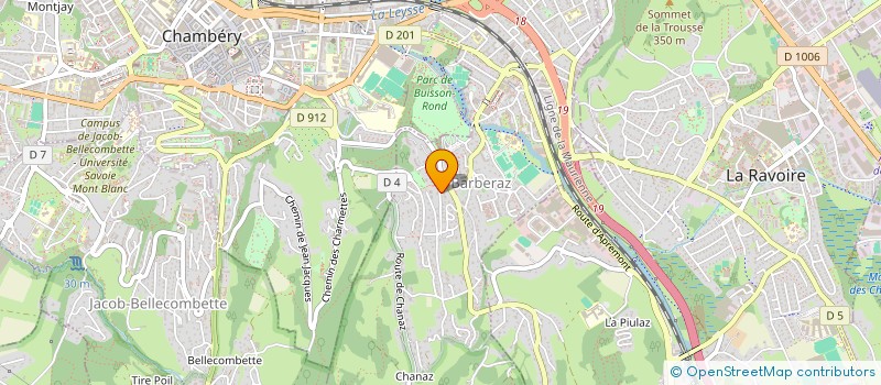 localisation de l'entreprise MONSIEUR PIERRE CHAVOT  BARBERAZ