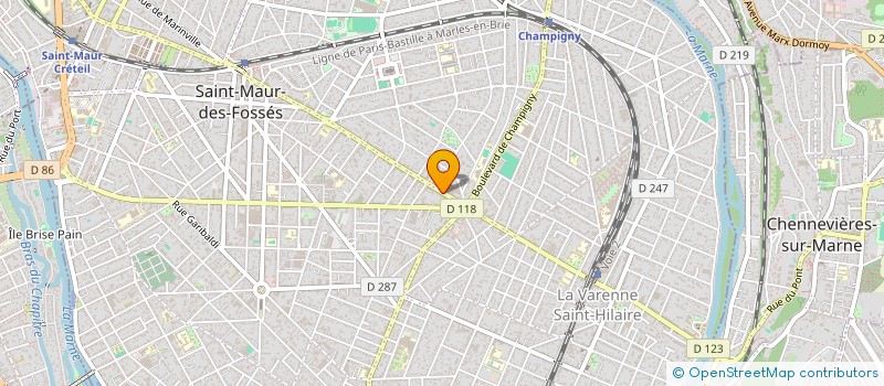 localisation de l'entreprise MONSIEUR PIERRE CHAY à ST MAUR DES FOSSES