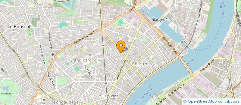 localisation de l'entreprise MONSIEUR PIERRE CHAZELLE  BORDEAUX