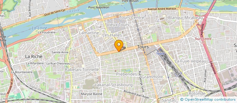 localisation de l'entreprise MONSIEUR PIERRE CHEBASSIER à TOURS