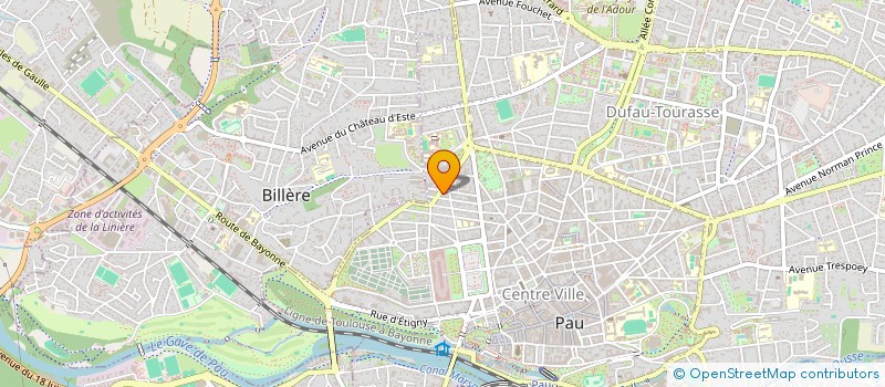 localisation de l'entreprise MONSIEUR PIERRE CHEMIN à PAU