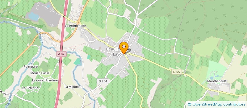 localisation de l'entreprise MONSIEUR PIERRE CHENE à BEAULIEU-SUR-LAYON