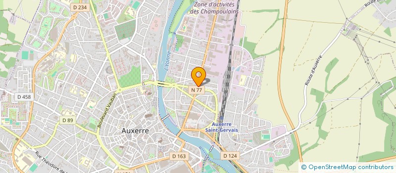 localisation de l'entreprise MONSIEUR PIERRE CHENNETIER  AUXERRE