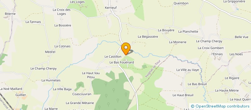 localisation de l'entreprise MONSIEUR PIERRE CHENU  YVIGNAC-LA-TOUR