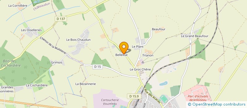 localisation de l'entreprise MONSIEUR PIERRE CHERAMY à DAMPIERRE SOUS BROU