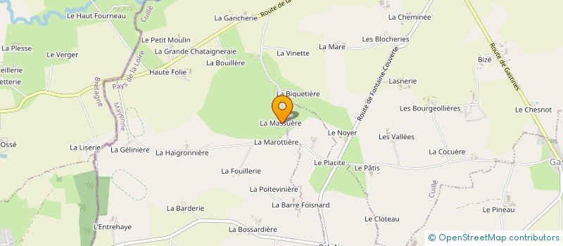 localisation de l'entreprise MONSIEUR PIERRE CHERRUAU  GASTINES