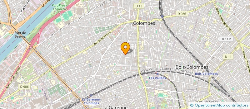 localisation de l'entreprise MONSIEUR PIERRE CHESNAIS à COLOMBES