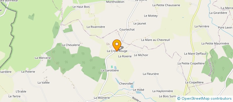 localisation de l'entreprise MONSIEUR PIERRE CHESNEL à MONTGAUDRY