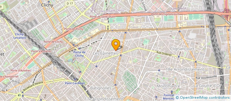 localisation de l'entreprise MONSIEUR PIERRE CHESTERKINE  PARIS