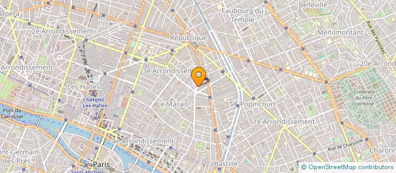 localisation de l'entreprise MONSIEUR PIERRE CHEVALIER  PARIS