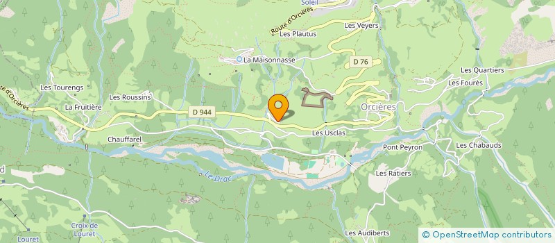 localisation de l'entreprise MONSIEUR PIERRE CHEVALIER  ORCIERES