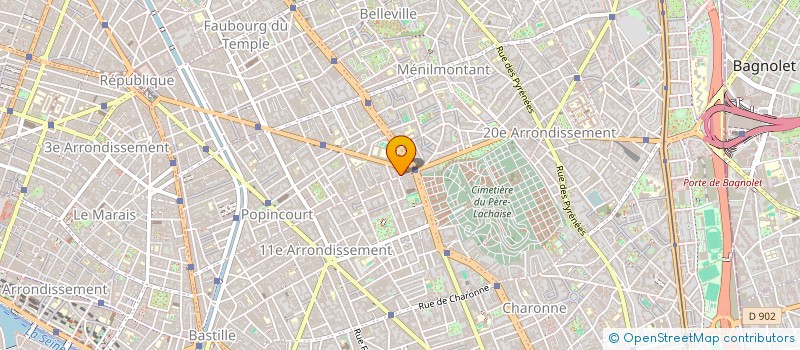 localisation de l'entreprise MONSIEUR PIERRE CHEVALIER  PARIS