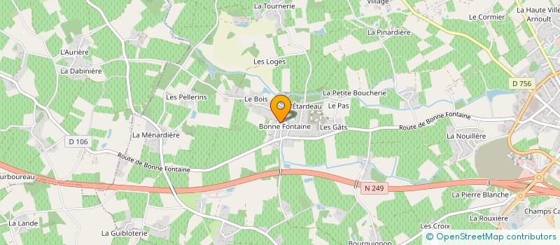 localisation de l'entreprise MONSIEUR PIERRE CHEVALLIER  VALLET